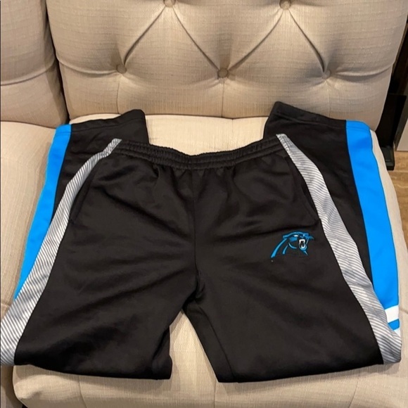 Kid’s NFL Carolina Panthers Youth XL Fleeced Pants - Picture 5 of 8